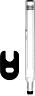 PROBLEM SOLVERS VALVE EXTENDER PRESTA FOR REMOVABLE CORE, 50MM