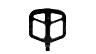 NG SPORTS MYNTEE PLATTFORM-PEDAL, NYLON, BLACK MATTE, ONE SIZE