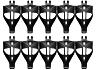 NG SPORTS MERSEEN ULTRAFLEX BOTTLE CAGE, WORKSHOP PACKAGING PU/10 , BLACK