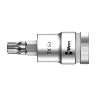 DOUILLE TORX WERA 8767 HF ZYKLOP 1-2 T50 LONGUEUR 60 MM (VENDU A L'UNITE)  -MARQUE ALLEMANDE POUR LES ATELIERS-