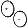 ROUES ROUTE DISQUE 700 FIR FC 38 PRO CENTERLOCK CARBONE NOIR CASSETTE SHIMANO 12V AXE TRAVERSANT 12-100 ET 12-142 HAUTEUR-PROFIL 38 MM (PAIRE) - TUBELESS READY