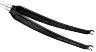RITCHEY COMP ROAD CARBON FORK, 700C, 368MM, 43MM, 100X9MM QR, 25.4-26.8, RIM BRAKE, MATTE CARBON UD