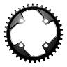 PLATEAU VTT 4BRA D.94 POUR SRAM X01 STRONGLIGHT 38DTS MONO NOIR ALU 7075 11V. NARROW WIDE - EPAISSEUR 5MM
