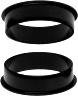 PROBLEM SOLVERS HEADTUBE REDUCER, 37MM TO 34MM/1 1/4" TO 1 1/8", BLACK