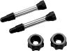 PROBLEM SOLVERS SUPER P-NUT VALVE KIT, PAIR, BLACK