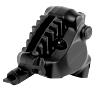 ETRIER FREIN GRAVEL DISQUE HYDRAULIQUE ARRIERE SHIMANO GRX 2 PISTONS FLATMOUNT NOIR (VENDU A L'UNITE)
