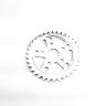 WHITE INDUSTRIES ENO17 DOUBLE DIRECT MOUNT SINGLESPEED CHAINRING, 34/31 T., POLISHED SILVER