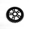 WHITE INDUSTRIES ENO17 DOUBLE DIRECT MOUNT SINGLESPEED CHAINRING, 38/35 T., BLACK
