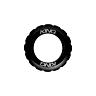 CHRIS KING CENTERLOCK LOCKRING, EXTERNAL SPLINE, TWO TONE BLACK/GOLD