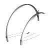 GARDE BOUE CITY-VTC TRINGLES 28'' STRONGLIGHT ALU R'LIGHT 41MM GRIS MAT (PAIRE) AVEC FIXATION CLASSIC TRINGLES INOX