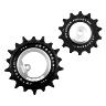 GALET DERAILLEUR AOPW TRIPEAK 14-18 DENTS CERAMIQUE 13X1V. SRAM AXS FORCE XPLR ARGENT (JEU DE 2) (GARANTIE 4 ANS)