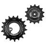 GALET DERAILLEUR AOPW TRIPEAK 14-18 DENTS CERAMIQUE 12X1V. SRAM T TYPE ROUGE (JEU DE 2) (GARANTIE 4 ANS)