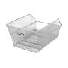 PANIER ARRIERE ACIER NID ABEILLE BASIL CENTO BEIGE (45X31X21CM)