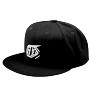TROY LEE DESIGNS FLAT BILL SNAPBACK CAP, BADGE, NAVY, ONE SIZE, ONE SIZE