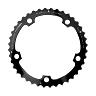 PLATEAU ROUTE 5BRA D.130 TA ALIZE TRIPLE 38DTS MILIEU NOIR ALU 7075 TYPE SHIMANO 8-9-10V.