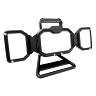 LAMPE-PROJECTEUR DE CHANTIER A LEDS 25W 2500 LM REPLIABLE AVEC 3 BATTERIE (RECHARGEABLE USB + ALIMENTATION)