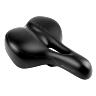 SELLE NEWTON CITY FLUIDYNAMIC DOUBLE DENSITE CONFORT 21 AVEC TROU CENTRAL MODERATE NOIR FEMME 268X199MM (OFFRE SPECIALE)