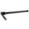 AXE TRAVERSANT - BLOCAGE TYPE RAPIDE ROUE ARRIERE FILETAGE M12X1.5MM POUR 12X148 NOIR POUR SHIMANO (178MM HORS BUTEE DONT FILETAGE 18MM)  -NEWTON-