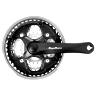 PEDALIER VTT SUNRACE 7-8V. FCM51 ACIER NOIR 152MM 42-34-24 AVEC PARE CHAINE