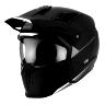 CASQUE TRIAL MT STREETFIGHTER SV UNI NOIR MAT XL  SIMPLE ECRAN TRANSPARENT TRANSFORMABLE AVEC MENTONNIERE AMOVIBLE (LIVRE AVEC UN ECRAN SUPPLEMENTAIRE MIROIR) (ECE 22.06)