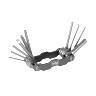 OUTIL MULTIFONCTION CYCLUS 10 FONCTIONS CLE ALLEN 2-2.5-3-4-5-6-8 + TOURNEVIS PLAT ET CRUCIFORME + TORX T25 (8,3 X 4,0 X 1,9 CM)