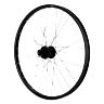 ROUE VTT - CARGO - VAE - E-BIKE DISQUE BLOCAGE 24" M650 TUBELESS READY ARRIERE NOIR MOYEU SHIMANO M475 6 TROUS CASSETTE 11-10-9V DISQUE 6 TROUS (RENFORCE) JANTE 25C 32 RAYONS GALVANISE