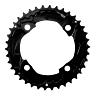 PLATEAU VTT 4BRA D.104 SHIMANO DEORE M617 DOUBLE 38DTS EXTERIEUR ORIGINE NOIR 10V.