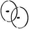 ROUES GRAVEL DISQUE 700 FIR GALAXIUM CENTERLOCK NOIR CASSETTE SRAM XDR 12V AXE TRAVERSANT 12-100 ET 12-142 HAUTEUR-PROFIL 26 MM (PAIRE) - TUBELESS READY