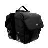 SACOCHE ARRIERE VELO DOUBLE HAPO.G 2X13,5L BLEU (35X34X13CM) - FIXATION SANGLES REGLABLES ET VELCROS SUR PORTE BAGAGE