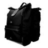 SACOCHE ARRIERE VELO DOUBLE HAPO.G ROLL-TOP 2X25L NOIR (61X33X16CM) - FIXATION SANGLES REGLABLES ET VELCROS SUR PORTE BAGAGE