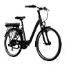 VELO ELECTRIQUE-VAE CITY 26 LEADER FOX LATONA MIXTE BLEU NUIT MAT 7V MOTEUR ROUE AR BAFANG 36V 45NM BATTERIE 15AH (18'' - H46CM - TAILLE M - POUR ADULTE DE 168CM à 178CM)