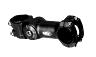 NG SPORTS VARIO ANGLE ADJUSTABLE STEM, 31.8MM, 110MM, 60°+/-, BLACK
