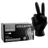 GANTS ATELIER NITRILE DIAMOND TEXTURE TYPE ECAILLES DE POISSON RESISTANT AUX PRODUITS CHIMIQUES, AUX HUILES, A L'ESSENCE NOIR HOMOLOGUE CE   T8 (M)  (BOITE DE 100)
