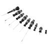 TOURNEVIS WERA 9528 BALL GRIP CRUCIFORME (POZIDRIV), TORX ET PLAT AVEC AGRIPPE VIS NOIR-VERT (SET 9 PIECES)  -MARQUE ALLEMANDE POUR LES ATELIERS-