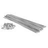 RAYON INOX ARGENT VELOX MACH1 2MM L 272MM TETE COUDEE AVEC ECROU (BOITE DE 100)