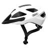 CASQUE VELO ADULTE ABUS ROUTE MACATOR BLANC PERLE TAILLE  M (52-58CM) REGLAGE MOLETTE