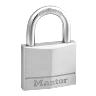 CADENAS A CLE MASTERLOCK LAITON ANSE ACIER CEMENTE LARGEUR 40MM, ANSE 22MM, DIAM 6MM (DOUBLE VERROUILLAGE) (VENDU A L'UNITE)