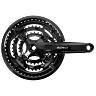 PEDALIER VTT SUNRACE 7-8V. FCM2B ACIER NOIR 170MM 48-38-28 AVEC PARE CHAINE - BOITIER 118MM