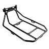 PORTE BAGAGE VELO AVANT FIXATION SUR CINTRE-GUIDON NEWTON PANIER 22.0X24.0CM ALU NOIR  - SUPPORTE 5KGS