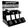 PRESENTOIR PLV IGPSPORT MODELE POUR GPS - COMPTEURS ET ECLAIRAGES 8 EMPLACEMENTS PRODUITS AU CHOIX TYPE IGS800 - IGS630S - BSC300 -  BSC100S - VS1800  -  VS1200 - VS800 - SR30 (VENDU SEUL)