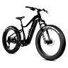 VELO ELECTRIQUE-VAE VTT FAT BIKE 26 LEADER FOX BRAGA 2024 NOIR 9V MOTEUR CENTRAL BAFANG M510 36V 95NM BATTERIE 23,2AH (18'' - H45,7CM - TAILLE M - POUR ADULTE DE 168CM à 178CM)