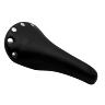 SELLE NEWTON ROUTE VINTAGE COLORI NOIR AVEC RIVETS RAIL ACIER 263X148MM