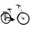 VELO MUSCULAIRE CITY BIKE 28 LEADER FOX REGION 2025 FEMME BLANC 7V CADRE ALU 17 POUCES (TAILLE ADULTE 165 à 173 CM)