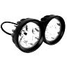 ECLAIRAGE-PHARE A LED POUR TROTTINETTE DOUBLE FOYER ORIENTABLE A CABLE 12-72V (AVEC FIXATION)  -SELECTION P2R-