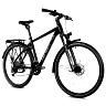 VELO MUSCULAIRE VTC 28 LEADER FOX ESPIRIT 2025 HOMME NOIR 9V CADRE ALU 19 POUCES (TAILLE ADULTE 178 à 185 CM)