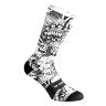 CHAUSSETTES-SOCQUETTES ETE GIST TRENDY COMICS NOIR ET BLANC 38-42 ECOLOGIQUE - HAUTEUR 20 CM (PAIRE)   -5863