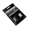 CONNECTEUR DE CHAINE VELO  9V. NEWTON ARGENT  (ATTACHE RAPIDE) (BLISTER DE 2 PIECES)