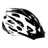 CASQUE VELO ADULTE NEWTON ROUTE-VTT VICTORY BLANC-NOIR TAILLE 58-61 AVEC VISIERE ET LOCK (VENDU EN BOITE) (OFFRE SPECIALE)