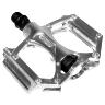 PEDALE VTT - BMX NEWTON ALU ARGENT 9-16" ROULEMENT DU (PAIRE)