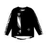 TROY LEE DESIGNS SPRINT JERSEY, FULL PULL, BLACK, YOUTH XL, XL, YOUTH
